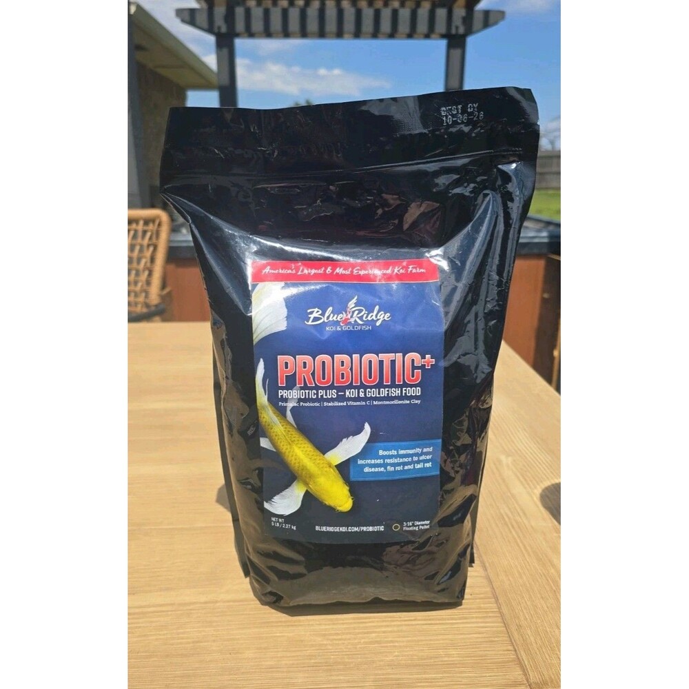 Blue Ridge Probiotic Plus Koi & Goldfish Food 5 lbs